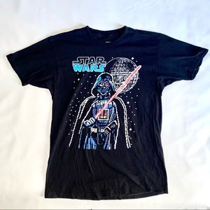 Star Wars Darth Vader Pixel Tee